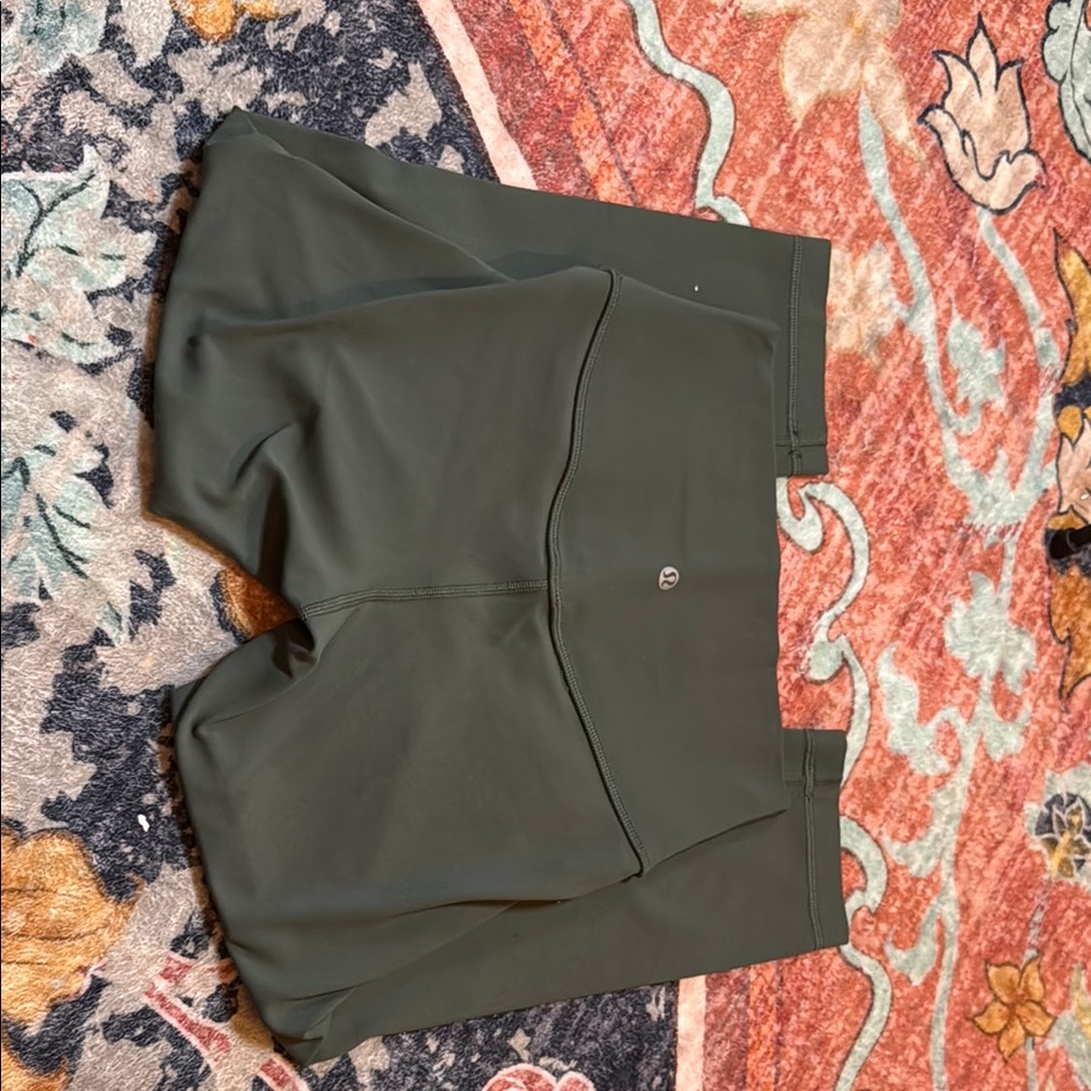 Lululemon Athletica Green Athletic Capris